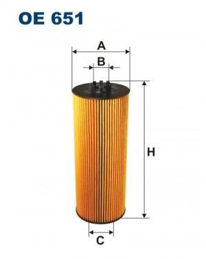 Фильтр масляный FILTRON OE 651 OE651 FILTRON
