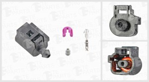 Разъём одноконтактный К-тация: 1-pin, уплотнение, фиксатор 7741234 TE PARTS
