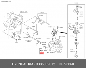 Датчик HYUNDAI ix35 (10-),i40 KIA Bongo (12-),Ceed (08-),Rio (11-) включения фон 9386039012 HYUNDAI KIA