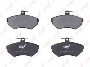 колодки дисковые передн.!\ VW Golf III/Polo, Seat Toledo/Ibiza 1.4-1.9TDi 95> BD-8009 LYNXAUTO