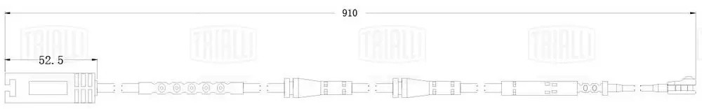 Датчик износа колодок Mini Countryman (10-) перед. L=910 (PFS 0081) PFS 0081 TRIALLI