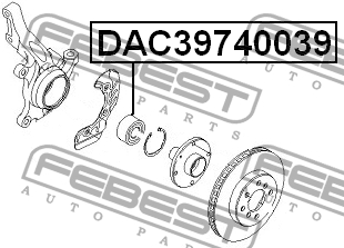 Подшипник ступицы DAC39740039 DAC39740039 FEBEST
