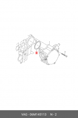 Прокладка 06M145113 06M 145 113 VAG