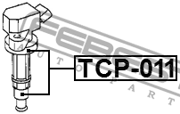 Наконечник катушки зажигания TOYOTA RAV4 2005-2012 TCP-011 TCP-011 FEBEST