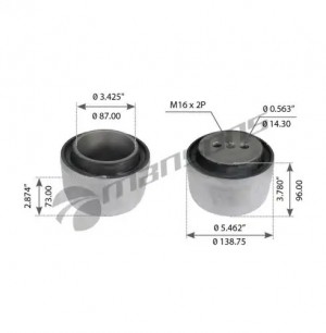 VOLVO TRUCK FH/F10/12/16 центральный для V-образной 900449 MANSONS