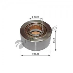Ролик тормозной колодки 25*60*27.5 MBP3043 MANSONS