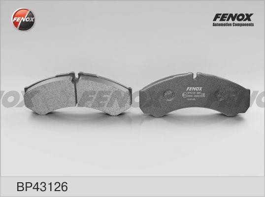 Колодки торм.пер. BP43126 FENOX