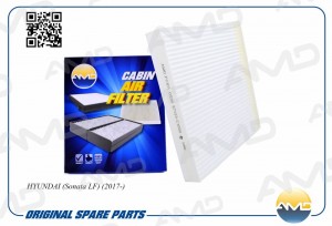 Фильтр салонный HYUNDAI Sonata LF, 2014-, Santa FE TM, 2018- AMDFC811 AMD.FC811 AMD