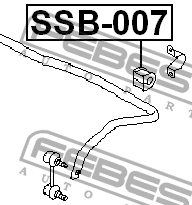SUBARU IMPREZA /LEGACY SSB-007 FEBEST