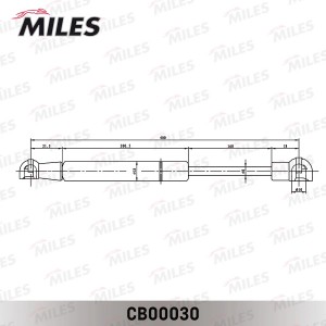 Упор газовый LAND ROVER DISCOVERY 10/04- /RANGE ROVER SPORT 05- CB00030 CB00030 MILES