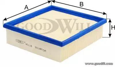 Фильтр воздушный AG118 AG 118 GOODWILL