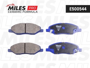 Колодки тормозные  передние (Смесь CERAMIC серия PRO) LADA ISKRA/VESTA/NISSAN MI E500544 MILES