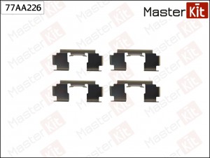 Комплект установочный тормозных колодок Honda CIVIC VII седан (ES, ET) 2000 - 20 77AA226 MASTER KIT