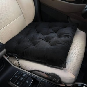 ADHC019 Подушка с подогревом на сиденье 12В, 19/26 Вт (41x41 см), стеганная, чер ADHC019 AIRLINE