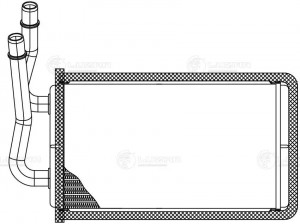 Радиатор отоп. Ford Transit (06-) (LRh 1002) LRH 1002 LUZAR