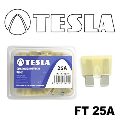 Предохранитель флажковый FT 25А TESLA FT 25A.50 TESLA