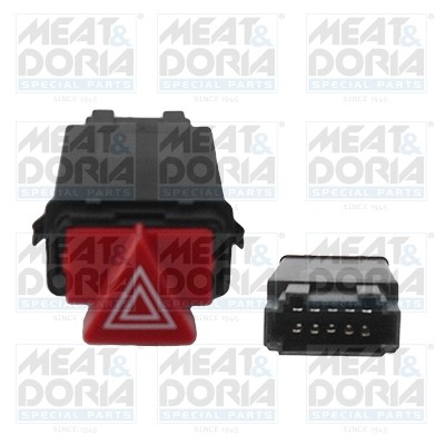 Выключатель кнопка AUDI A6 (97-05) аварийной сигнализации MEAT&DORIA 23628 MEAT DORIA