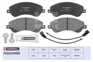 Торм. колодки дисковые передн. Ford Transit VII 06- M2624485 M2624485 MARSHALL