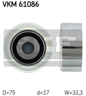 ролик обводной!\ Toyota Hiace/Hilux 2.5D/3.0D 06> VKM61086 SKF