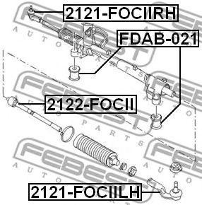 Тяга рулевая 2122-FOCII 2122FOCII FEBEST