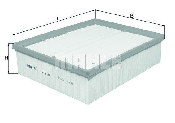 Фильтр воздушный AUDI A4 (00-) MAHLE LX819 MAHLE KNECHT