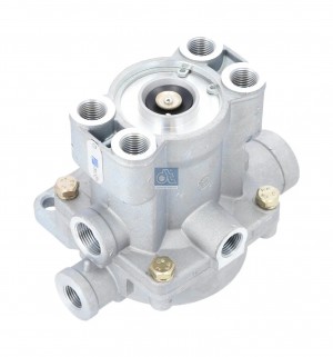 Клапан тормозной аварийный прицепа 10 bar, 4 выхода вниз 4.60942 DIESEL TECHNIC