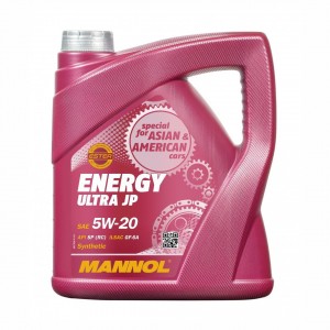 Масло моторное MANNOL 7906 ENERGY ULTRA JP 5W-20 SP синтетическое 4 л MN7906-4 MANNOL