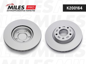 Диск тормозной (серия PRO с антикоррозионным покрытием) MAZDA 3 2.0 03-/MAZDA 5  K200164 MILES
