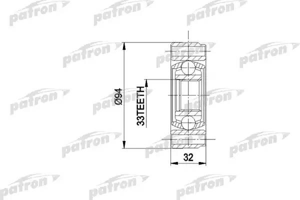 ШРУС PCV3004 (302230) PCV3004 PATRON