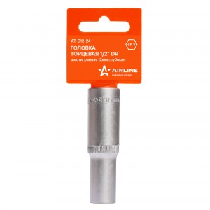 Головка торцевая 1/2" (12) "AIRLINE" (высокая) AT-S12-24 AIRLINE