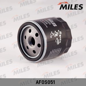 Фильтр масляный OPEL/CHEVROLET/DAEWOO/SAAB/ZAZ (FILTRON OP570/1, MANN W712/75) A AFOS051 MILES