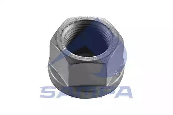Гайка колеса М22х1.5/h-23/SW30 юбка неподвижная SAMPA 020449 SAMPA