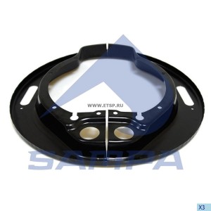 Щиток DAF барабана тормозного пылезащитный (на сторону) SAMPA 050245 SAMPA