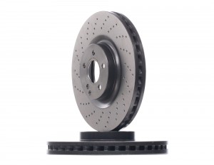 09.A819.11 диск тормозной передний перфорированный!\ MB W211/S211/R230/R172 02> 09.A819.11 BREMBO