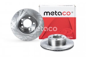 Диск тормозной передний вентилируемый 3050247 METACO