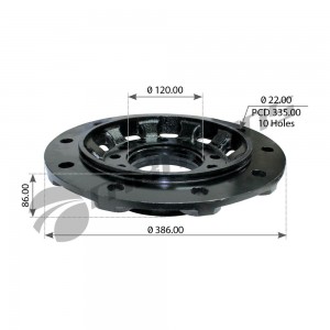 Фланец колеса Schmitz 602.001 MANSONS