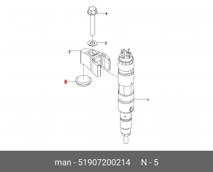 ПРИЖИМНАЯ ШАЙБА 51907200214 MAN
