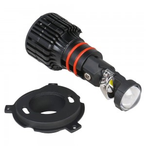 Лампа светодиодная H4 12-24V 28W 6500К (6800lm, белый) AIRLINE LED LENS (2 шт.)  AEAR124 AIRLINE