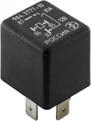 Реле электромагнитное 12V 4-х контактное 30А ЭМИ 984.3777-10 EMI