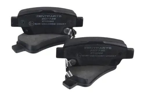 колодки тор. диск. зад.! с антиск. пл. (P28046) Honda CR-V 1.6/2.0/2.4 06> Z07739 ZENTPARTS