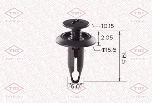 Клипса автомобильная [упаковка 10 штук] FORD TJB1096 TJB1096 TATSUMI