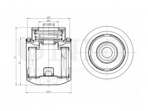 Фильтр масляный FLT-20009 UNIO