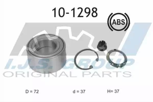 к-кт подшипника ступ. передней! ABS!\ Renault Logan/Sandero, Lada Largus 1.4/1.6 101298 IJS GROUP