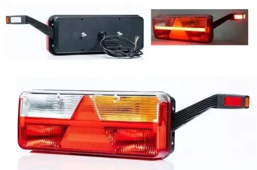 фонарь задний! правый, KINGPOINT, 6-функциональный, с LED рожком, провод 1м.\ Sc FT500235 FRISTOM