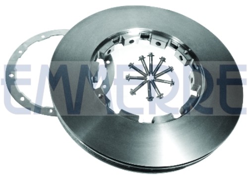 Диск тормозной 65-85CF/95XF 432*45*217 (с установочным комплектом) 960213 EMMERRE
