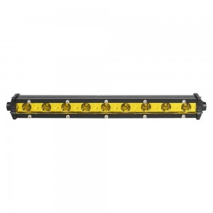 Фара светодиодная (балка) однорядная 9LED, желтый направленный свет, 13,5Вт, 264 ALED162 AIRLINE