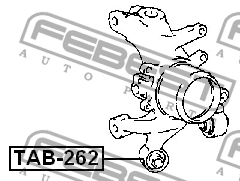 Сайлентблок TAB-262 TAB-262 FEBEST