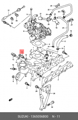 Датчик 13650-56B00 13650-56B00 SUZUKI