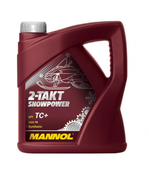 Масло моторное синтетическое для снегоходов 7201 2T Snowpower TC, FD 4л 1431 MANNOL