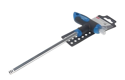 Ключ шестигранный Т-образный 10мм HEX шаровый с резиновой ручкой L=200мм с держа RF76510G ROCK FORCE